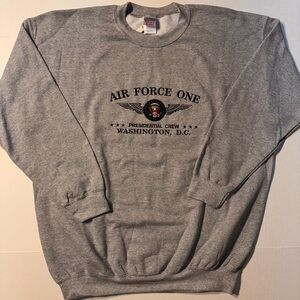 Vtg United States Air Force One President Crew Washington DC Y2K Sweatshirt XL